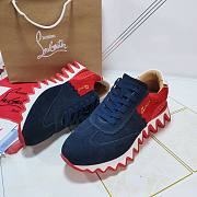 Christian Louboutin Loubishark Dark Blue and Red - 3