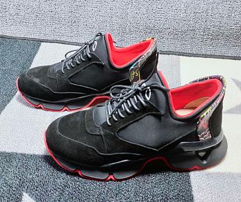 Christian Louboutin Red-Runner Black Red