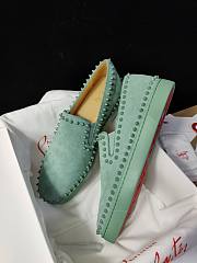 Christian Louboutin Pik Boat Mens Flat Green - 2