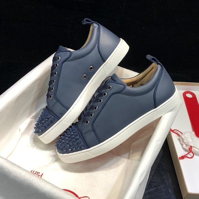 Christian Louboutin Vieira 2 Flat Blue - 1