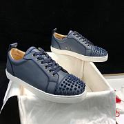 Christian Louboutin Vieira 2 Flat Blue - 3