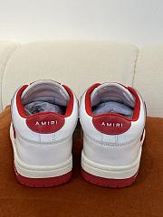 AMIRI Skel Top Low White Red  MFS003-124 - 4