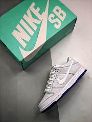 Nike SB Dunk Low Premium White Game Royal CJ6884-100 - 4