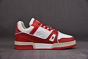 Louis Vuitton Trainer Red White 1A8PK6 - 4