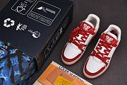 Louis Vuitton Trainer Red White 1A8PK6 - 2