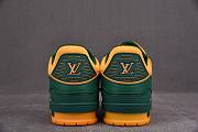 Louis Vuitton LV Trainer Sneaker Low Orange Green - 6