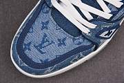 Louis Vuitton Trainer Sneaker Denim Monogram 1A7S53 - 5