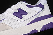 New Balance 550 White Purple BB550WR1 - 5