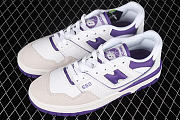 New Balance 550 White Purple BB550WR1 - 6