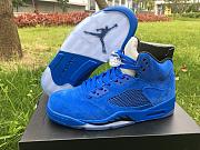 Air Jordan 5 Retro Blue Suede 136027-401 - 2