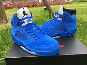 Air Jordan 5 Retro Blue Suede 136027-401 - 3