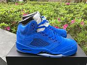 Air Jordan 5 Retro Blue Suede 136027-401 - 5