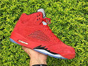  Air Jordan 5 Retro Red Suede 136027-602 - 4