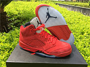  Air Jordan 5 Retro Red Suede 136027-602 - 5