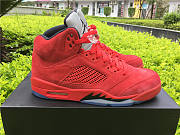  Air Jordan 5 Retro Red Suede 136027-602 - 3