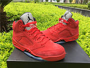  Air Jordan 5 Retro Red Suede 136027-602 - 2