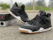  Air Jordan 4 Retro Laser Black Gum CI1184-001 - 5