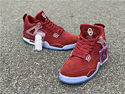  Air Jordan 4 Retro Oklahoma Sooners PE SU18 MNJDLS 731 LN3 - 4