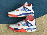 Air Jordan 4 Retro OG White Blue Orange 308497-171 - 2