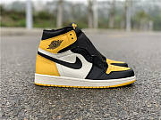 Air Jordan 1 High OG Air Jordan 1 Mid Yellow Toe Black 852542-071 - 3