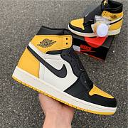 Air Jordan 1 High OG Air Jordan 1 Mid Yellow Toe Black 852542-071 - 4