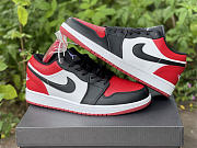 Air Jordan 1 Low Bred Toe 553558-612 - 6