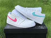 Air Jordan 1 Low GS White Neon CW7035-100 - 6