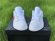 Air Jordan 1 Low GS White Neon CW7035-100 - 5