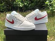 Air Jordan 1 Low Milk White Red AQ9941-161 - 4