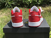 Air Jordan 1 Low Gym Red White 553558-611 - 4