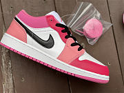 Air Jordan 1 Low Pink Red 553560-162 - 5