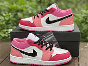 Air Jordan 1 Low Pink Red 553560-162 - 4