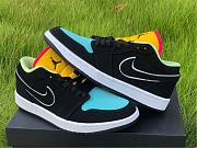 Air Jordan 1 Low Black Aurora Green Laser Orange CK3022-013 - 3