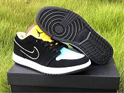 Air Jordan 1 Low Black Aurora Green Laser Orange CK3022-013 - 4