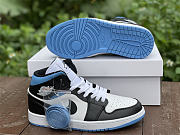  Air Jordan 1 Mid University Black White (W) BQ6472-102 - 2