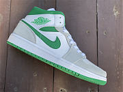 Air Jordan 1 Mid SE Summite White Green Grey DC9294-103 - 4