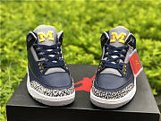 Air Jordan 3 Retro Michigan PE AJ3-820064 - 3