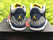 Air Jordan 3 Retro Michigan PE AJ3-820064 - 6