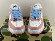 A Bathing Ape Bape Sta Pastel Blue Pink - 4