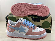 A Bathing Ape Bape Sta Pastel Blue Pink - 5