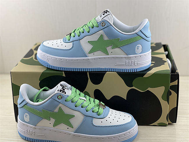 A Bathing Ape Bape Sta Pastel Blue Green - 1