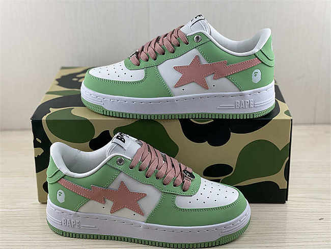 A Bathing Ape Bape Sta Pastel Green - 1