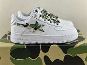 A Bathing Ape Bape Sta Low White ABC Camo Green - 2