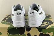 A Bathing Ape Bape Sta Low White ABC Camo Green - 3