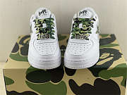 A Bathing Ape Bape Sta Low White ABC Camo Green - 5