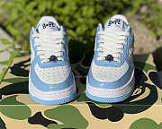 A Bathing Ape Bape Sta Low Blue 001FWH701001_SAX_A - 5