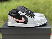 Air Jordan 1 Low Black Grey Pink 553558-062 - 6