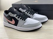 Air Jordan 1 Low Black Grey Pink 553558-062 - 2