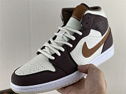 Air Jordan 1 Mid SE Brown Basalt Oatmeal DO6699-200 - 6