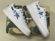 A Bathing Ape Bape Sta Low White ABC Camo Blue - 4